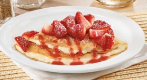 Strawberry Vanilla Crepe