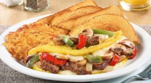 Philly Cheesesteak Omelette