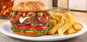 Denny’s Bourbon Bacon Burger